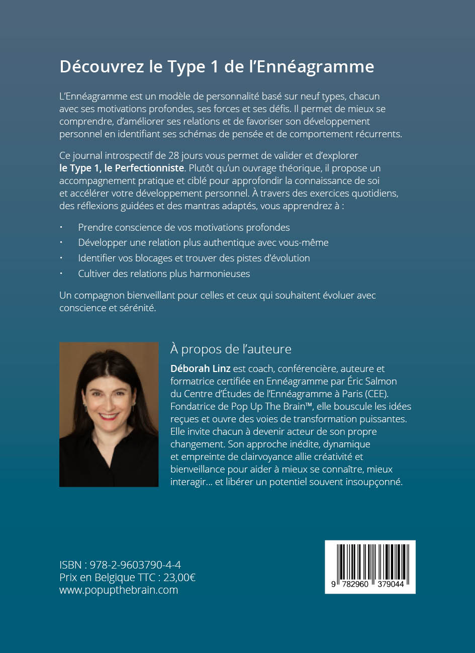 Le journal du Type 1 de l'Ennégramme, le Perfectionniste