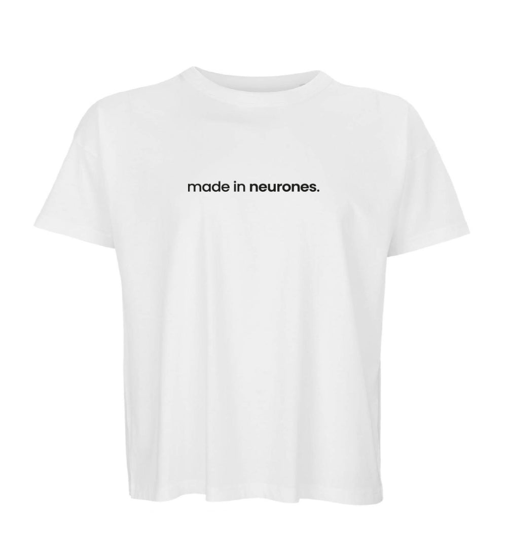 T-Shirt "Made in neurones®", Blanc