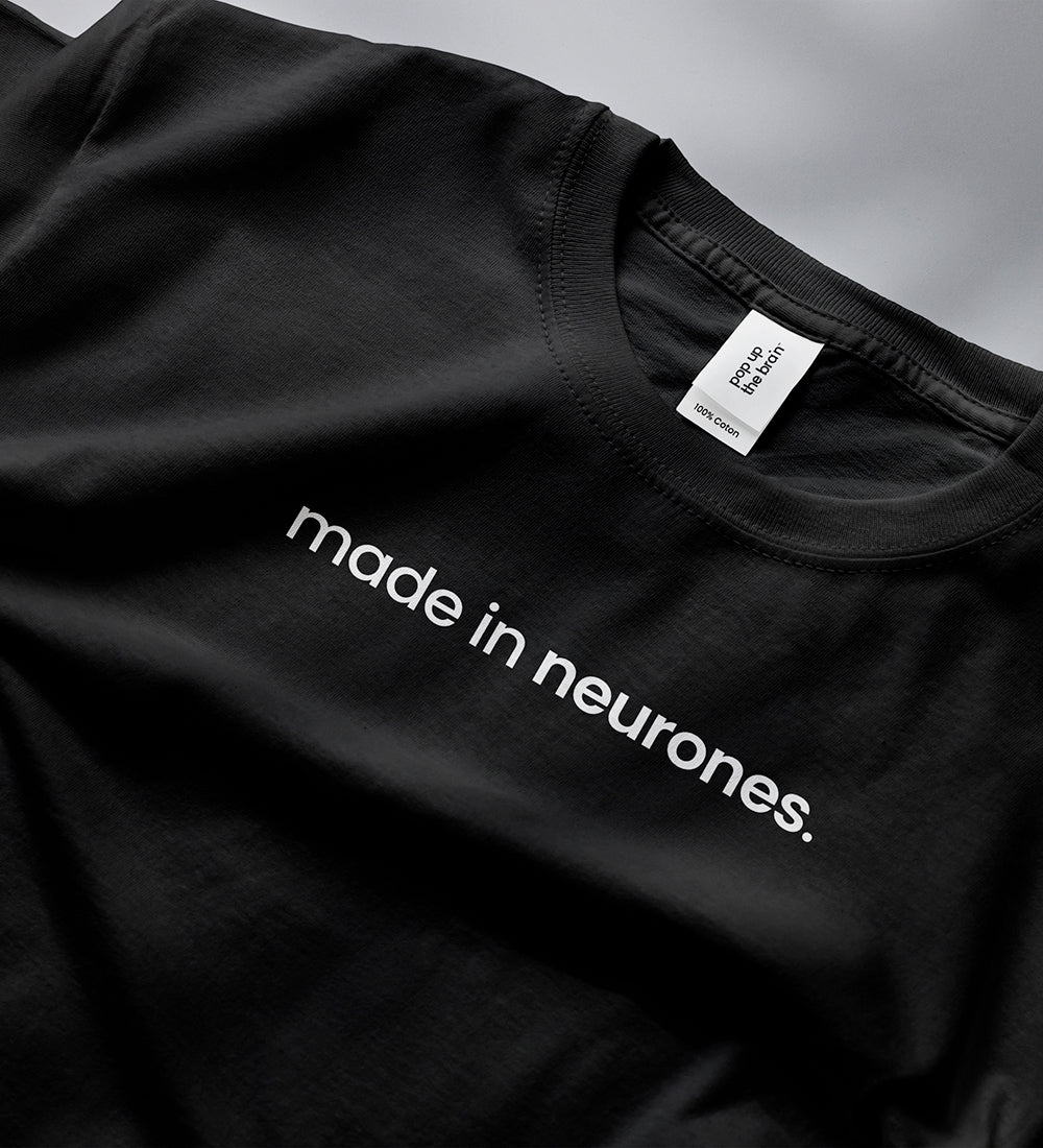 T-Shirt "Made in neurones®", Noir