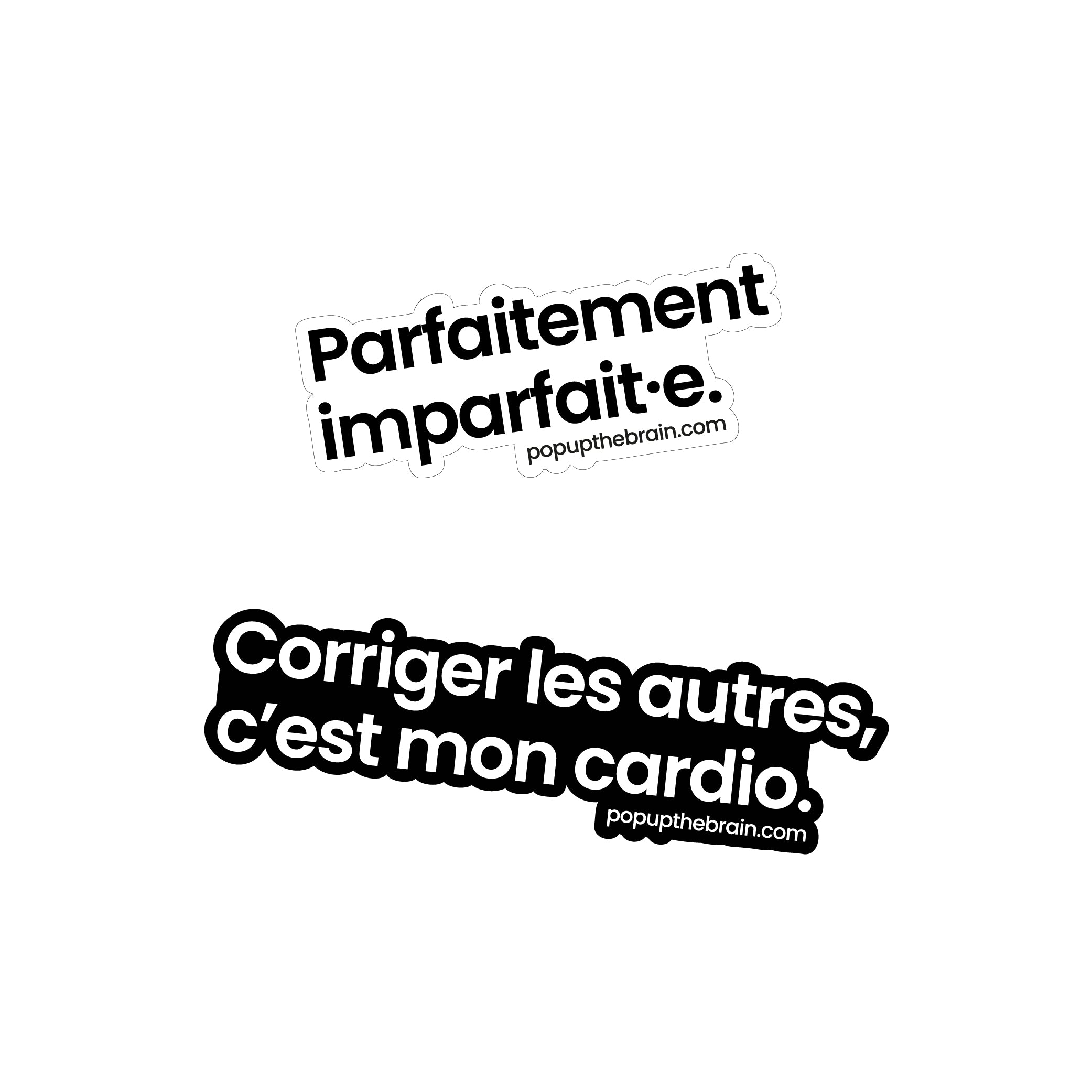 Duo d'autocollants - Type 1