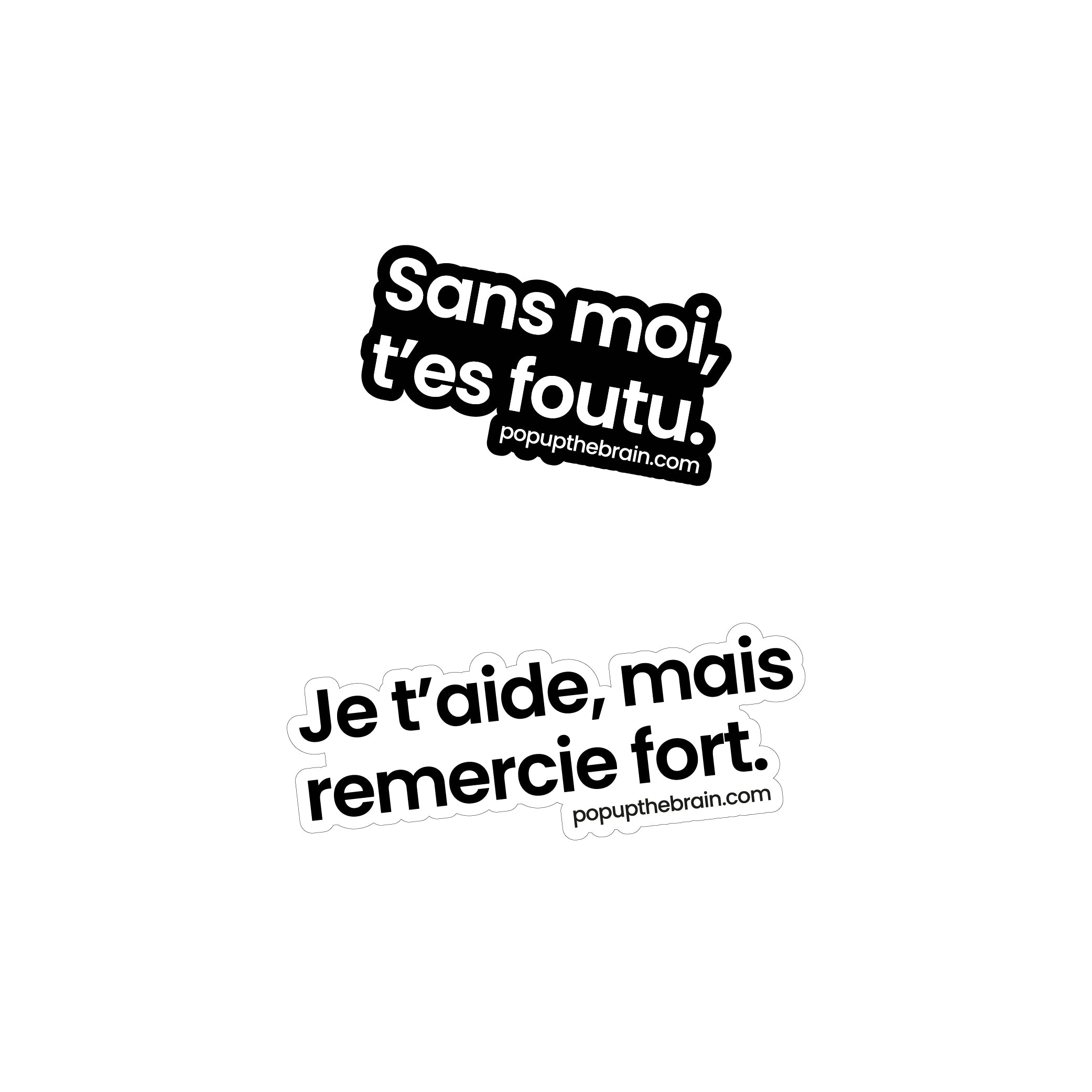 Duo d'autocollants - Type 2