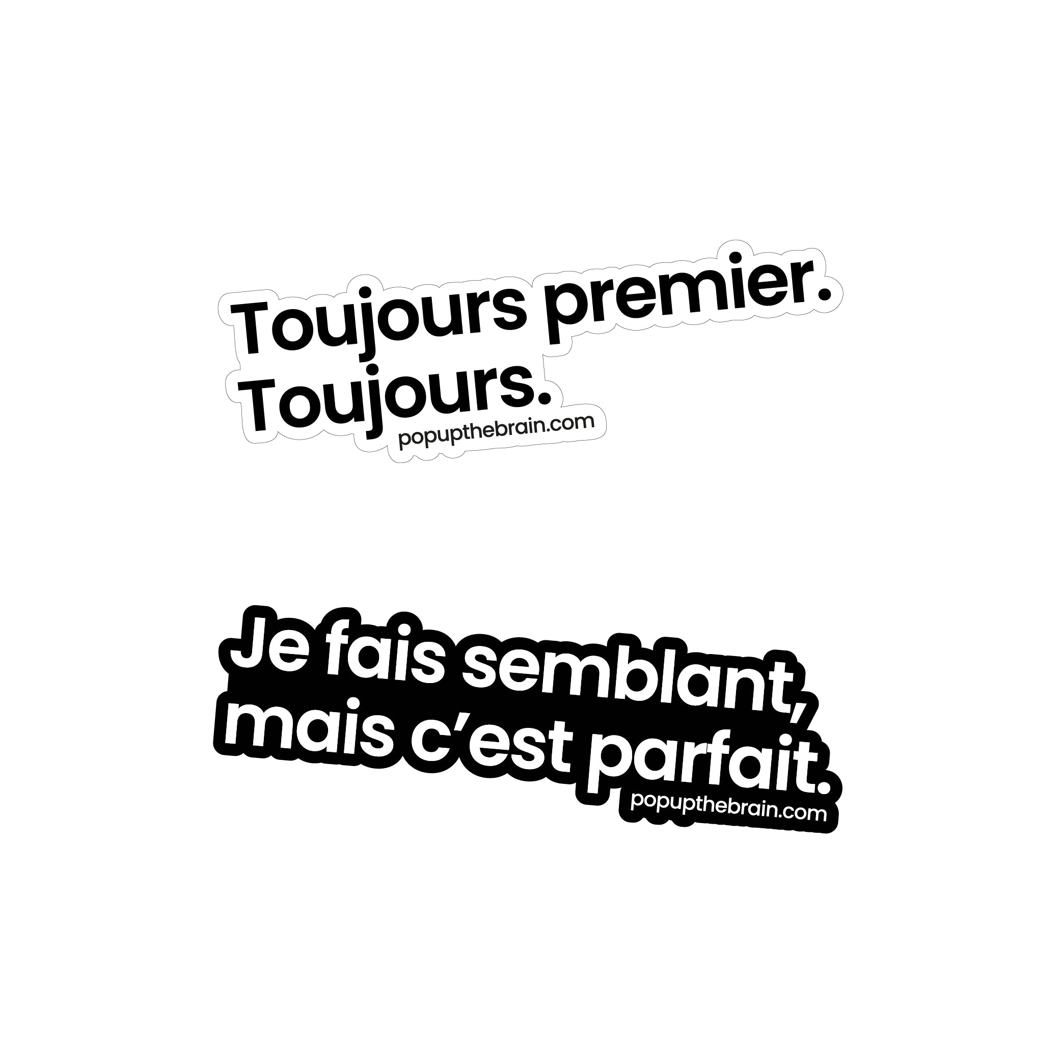 Duo d'autocollants - Type 3