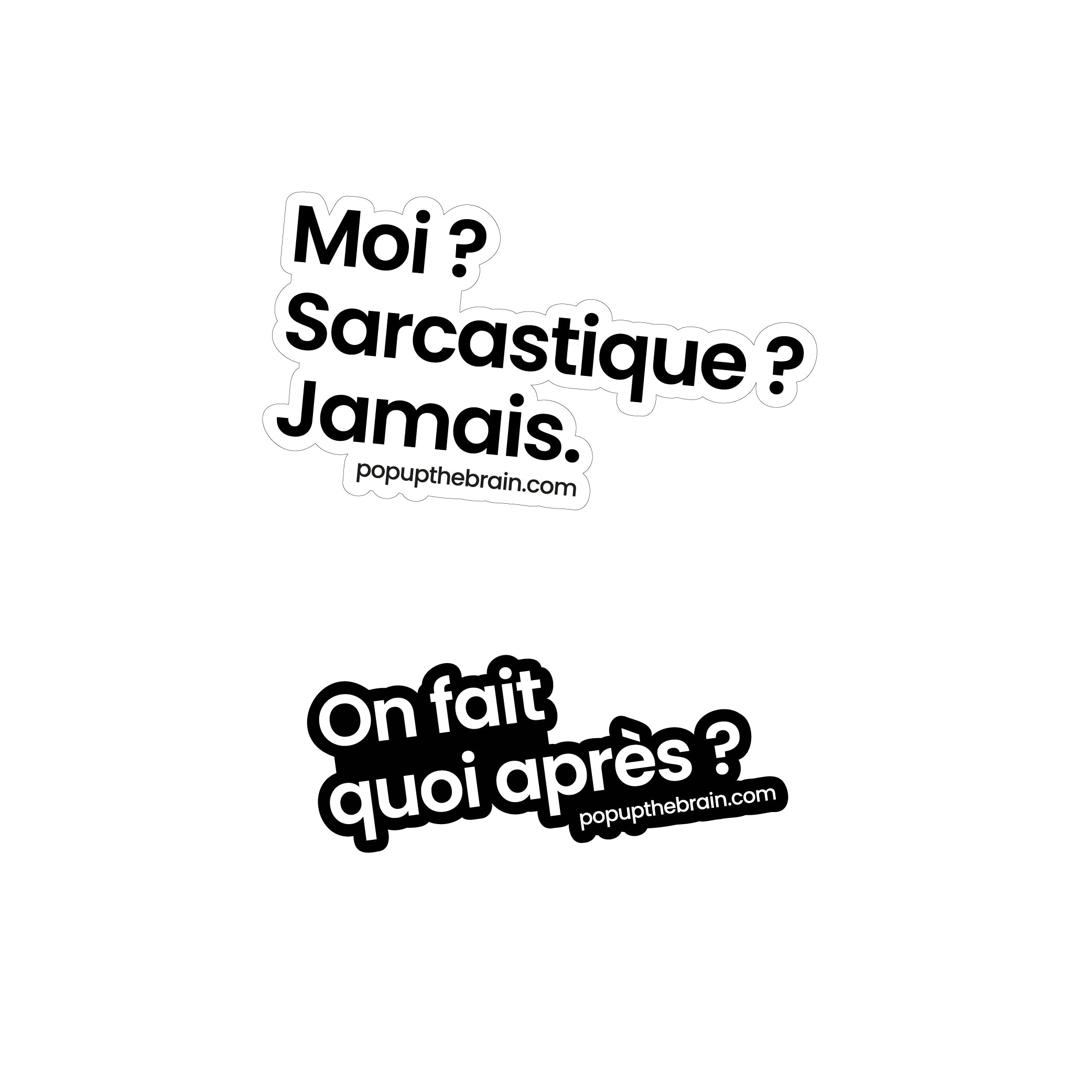 Duo d'autocollants - Type 7