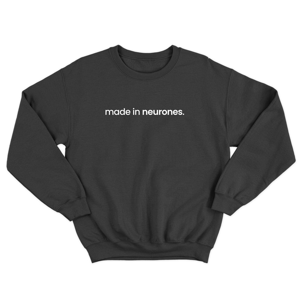 Sweatshirt "Made in neurones®", Noir