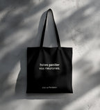 Tote Bag "Faites pétiller vos neurones", Noir